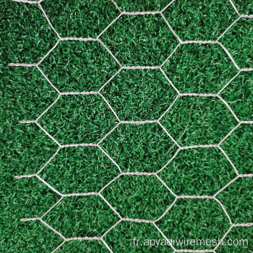 Mesh de fil hexagonal galvanisé